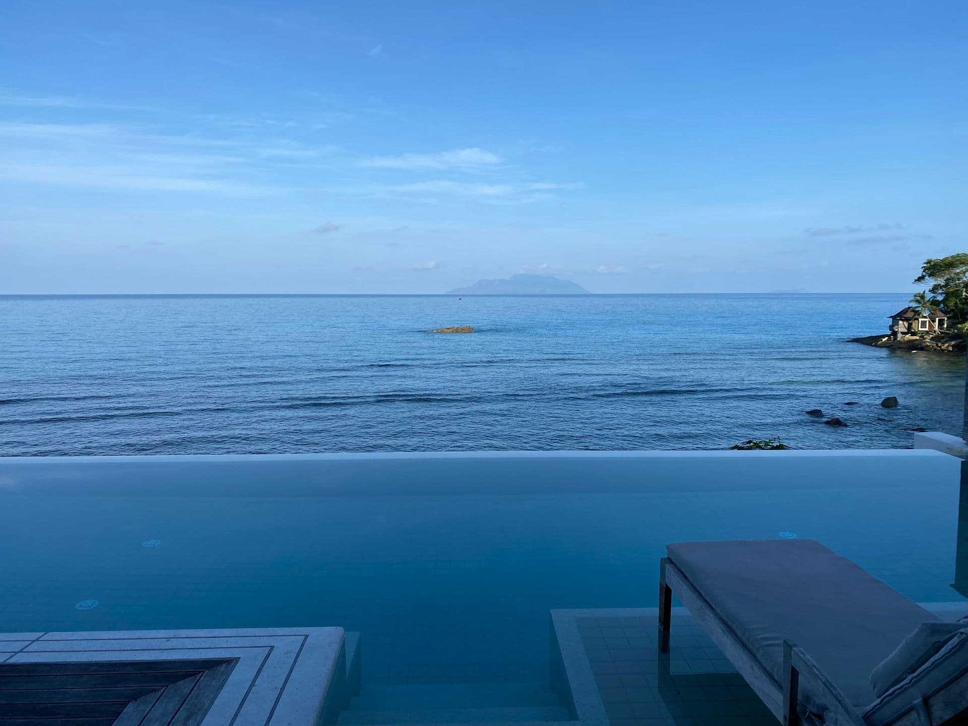 Meerblick von der oberen Terrasse